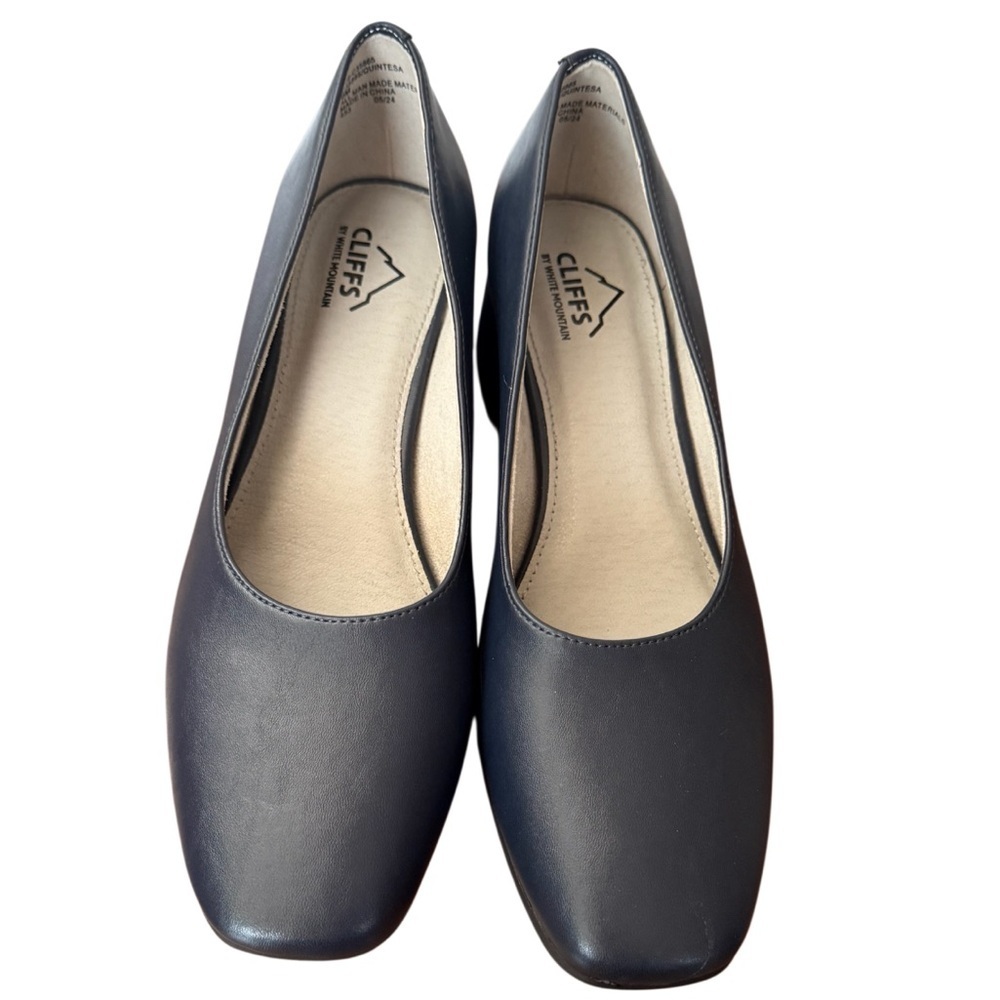 Cliffs by WHITE MOUNTAIN Navy Flats-Size 9M-NWOT